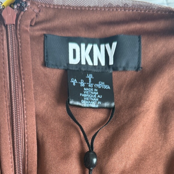 DKNY Shimmering Brown Sequin Dress - Picture 3 of 5